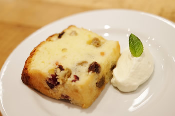 フルーツパウンドケーキ