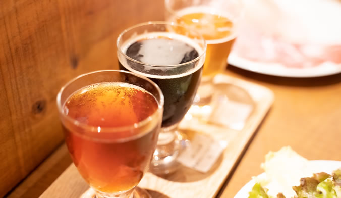 まほろバルで秩父麦酒の飲み比べ