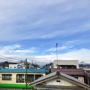 スカイラウンジ東側の眺め