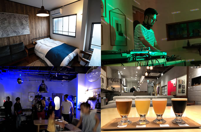 ちちぶホステルでクラフトビールとDJイベントの夜を楽しむ月一限定プラン